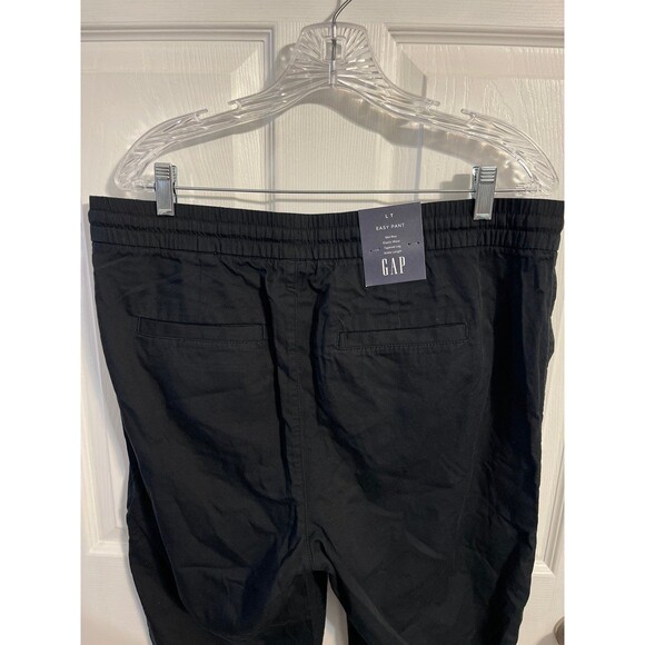 GAP Womens Easy Straight Pull-on Pants True Black Size Large Tall New With Tags - Picture 6 of 8